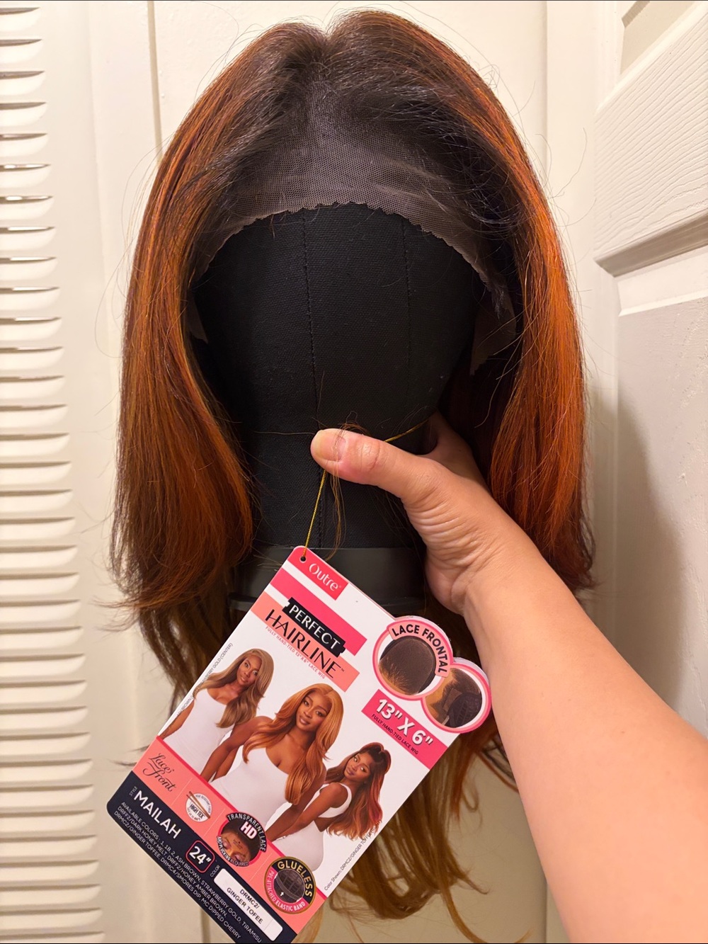 Perfect Hairline Lace Front Wig in Copper Brown - Maliah